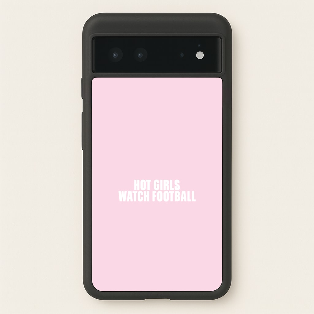 Hot Girls Watch Football Phone Case