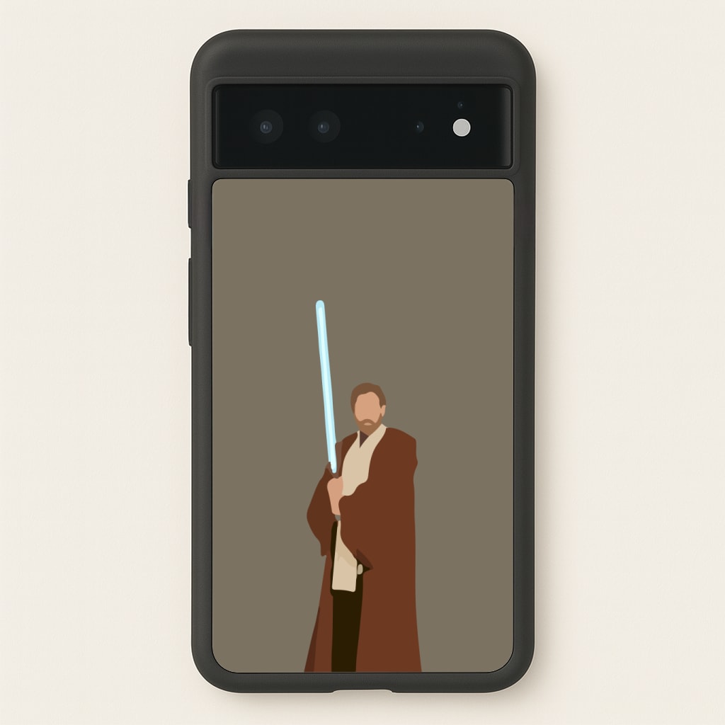 Kenobi Blue Lightsaber Phone Case