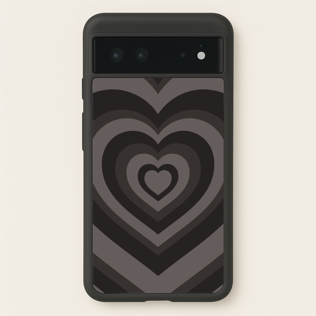 Abstract Black Heart Phone Case