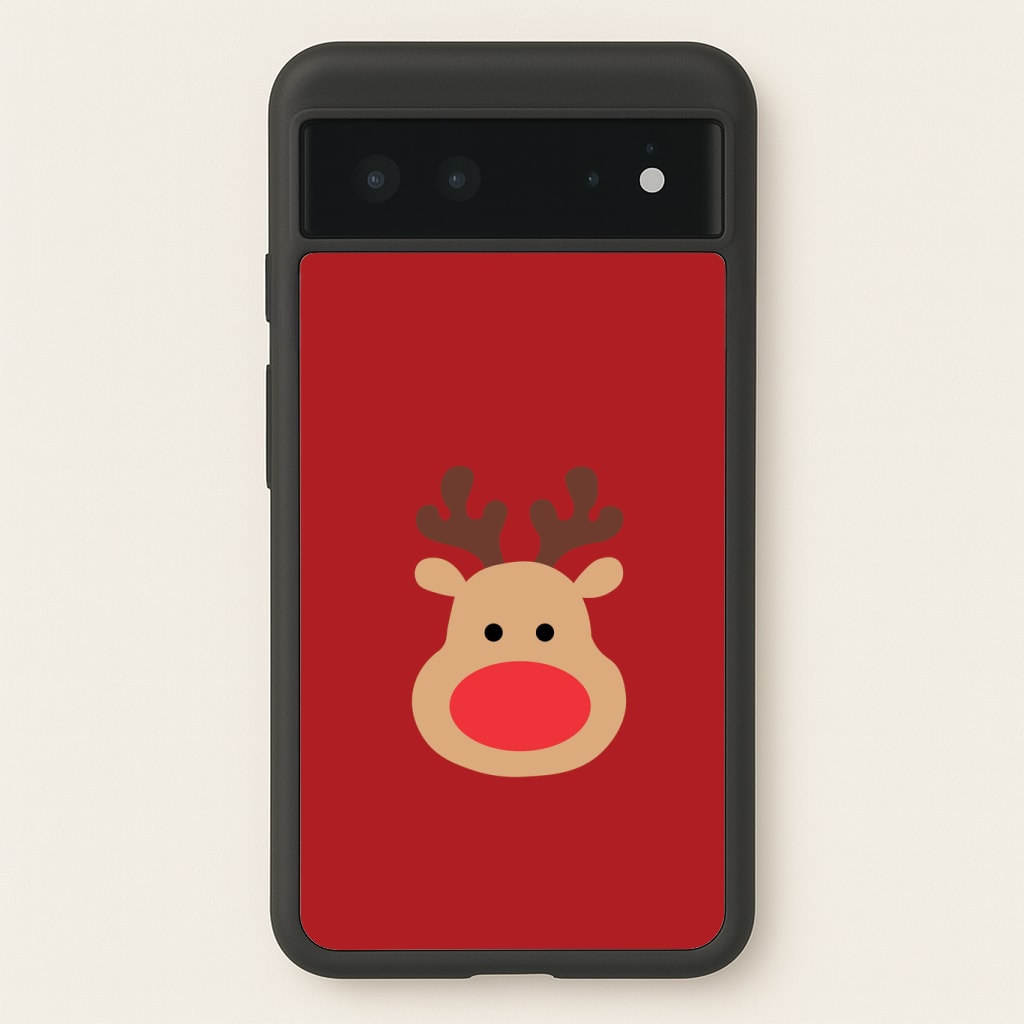 Rudolph Face - Christmas Phone Case