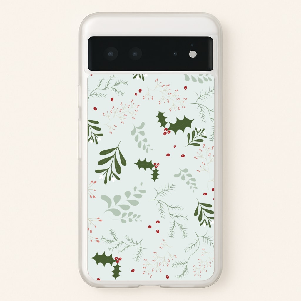 Christmas Floral Pattern Phone Case