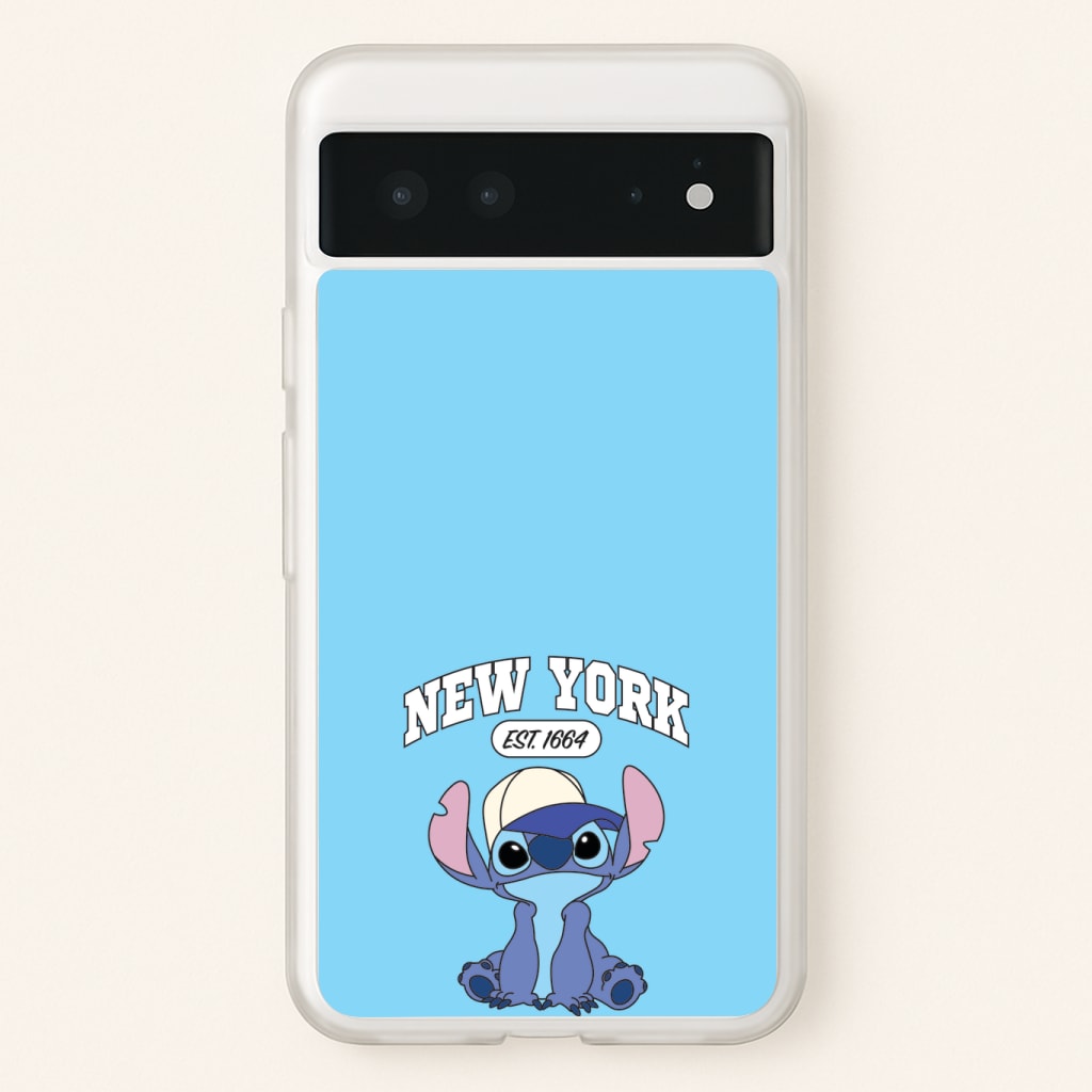 New York Blue Alien Phone Case
