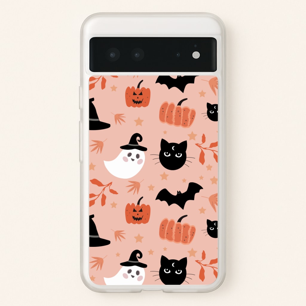 Pretty Pink Halloween Pattern Phone Case