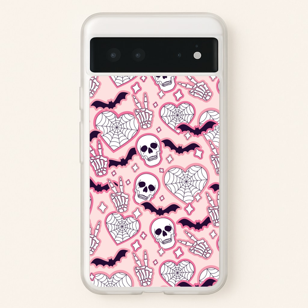 Cute Halloween Stickers Pattern Phone Case