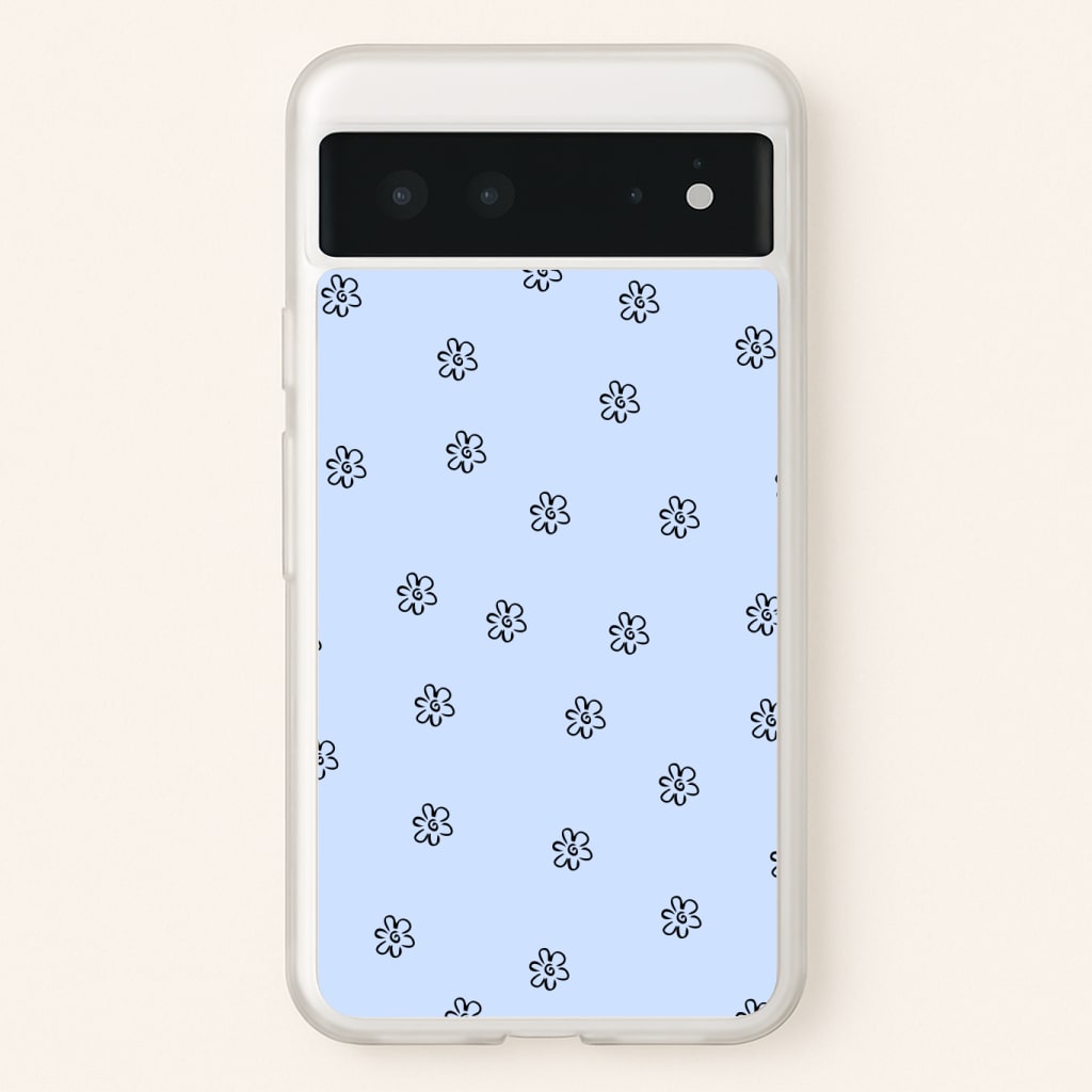 Detail Flower Pattern - Blue Phone Case