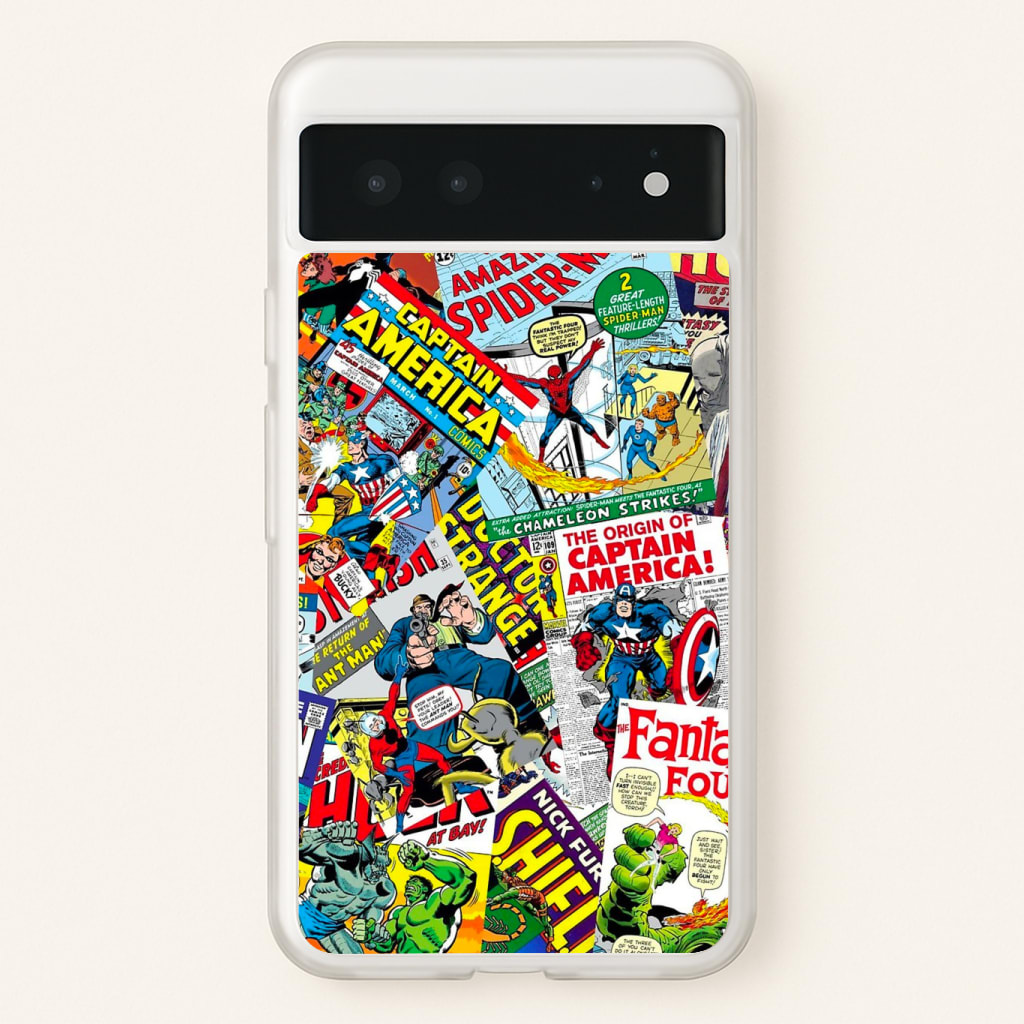 Superhero Comic Comics Pattern Phone Case