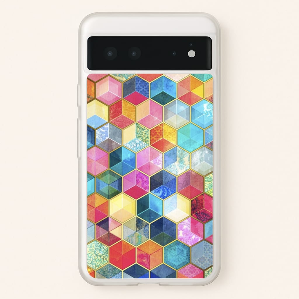 Colourful Honeycomb Pattern Phone Case