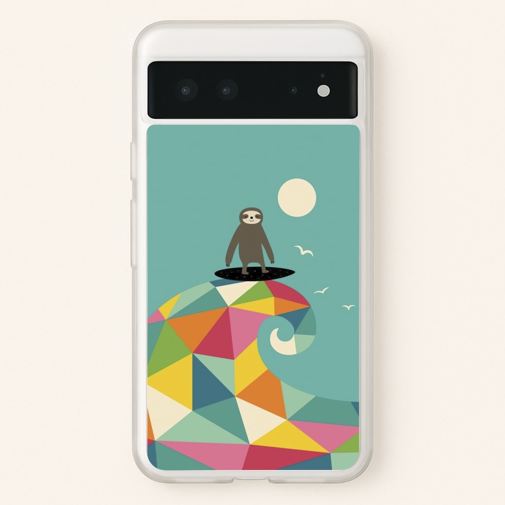 Surfing Sloth Phone Case