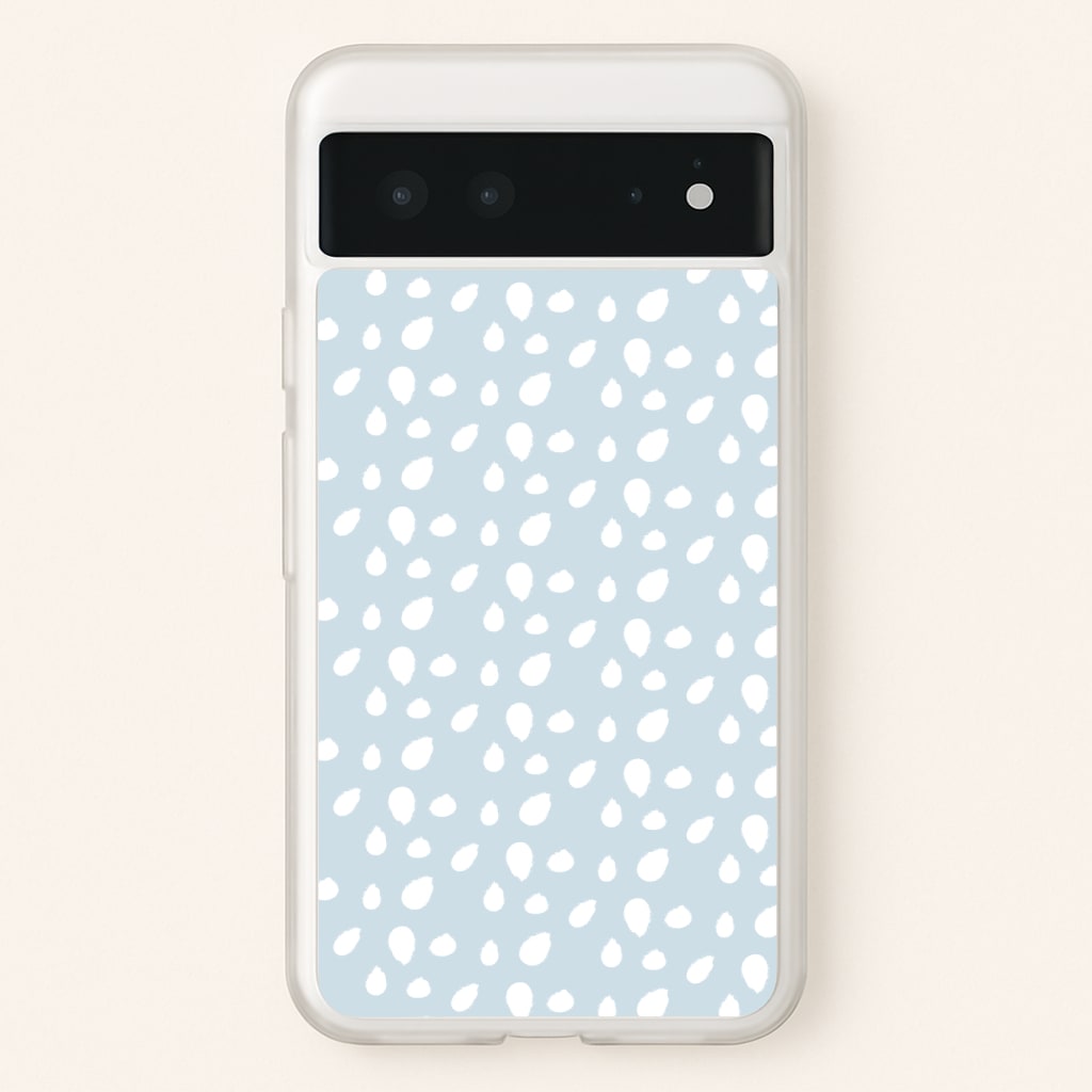 Pastel Blue Dots Phone Case