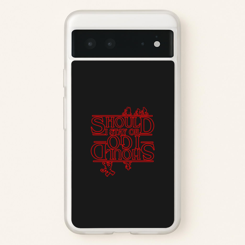 Should I Stay Or Should I Go Upside Down Phone Case