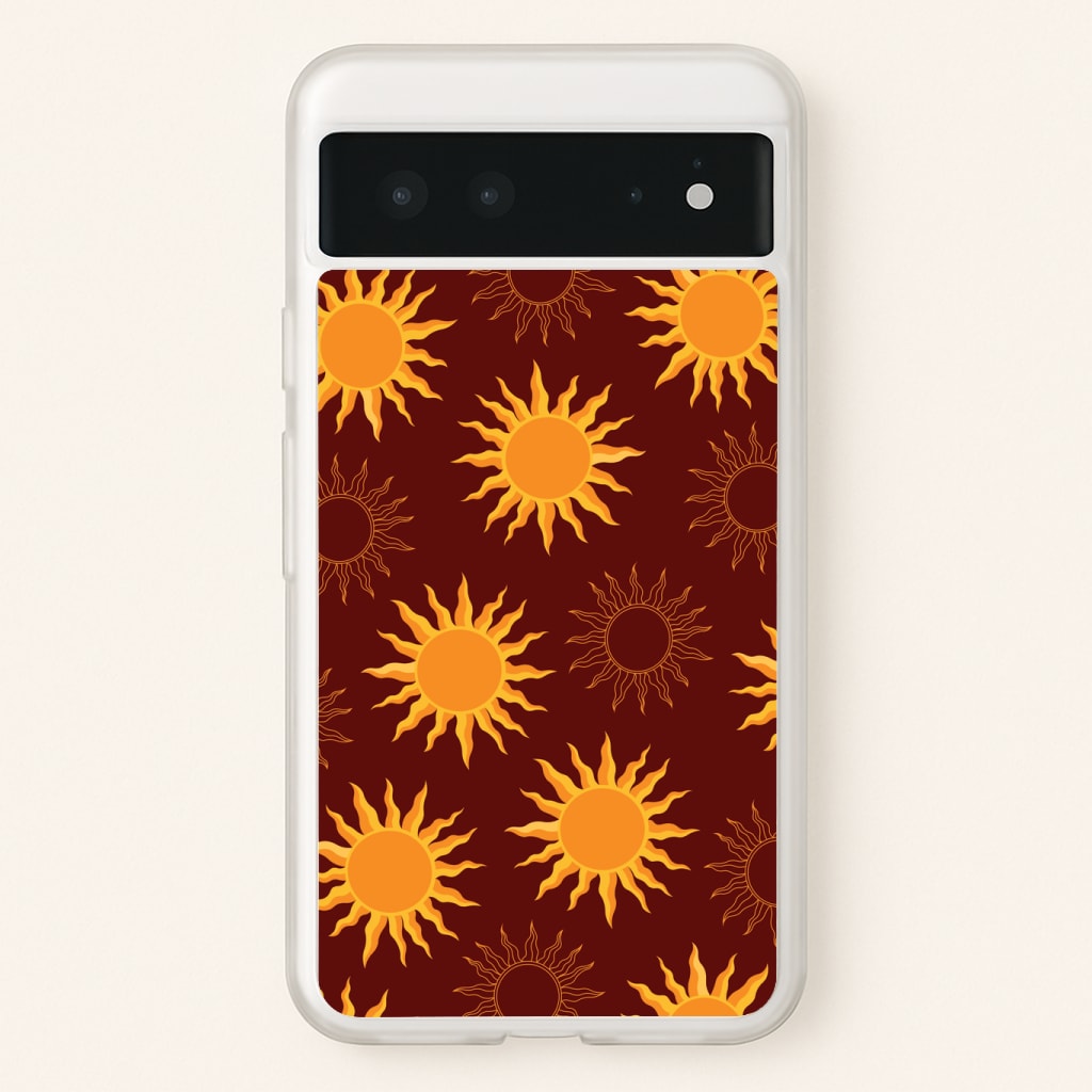 Vintage Sun Pattern Phone Case