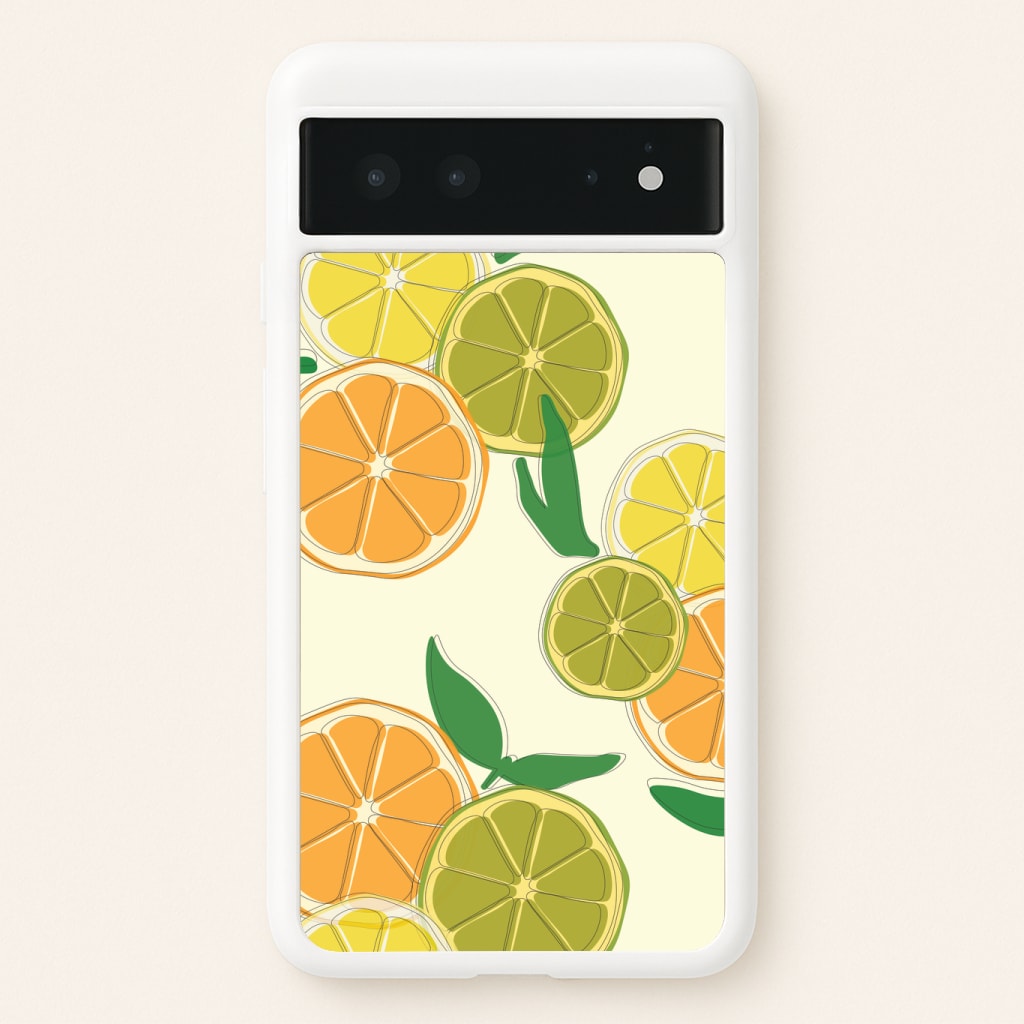 Oranges, Leomns And Limes - Fruit Patterns Phone Case