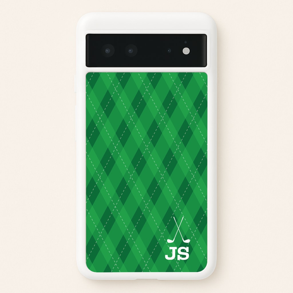 Personalised Golf Pattern Phone Case