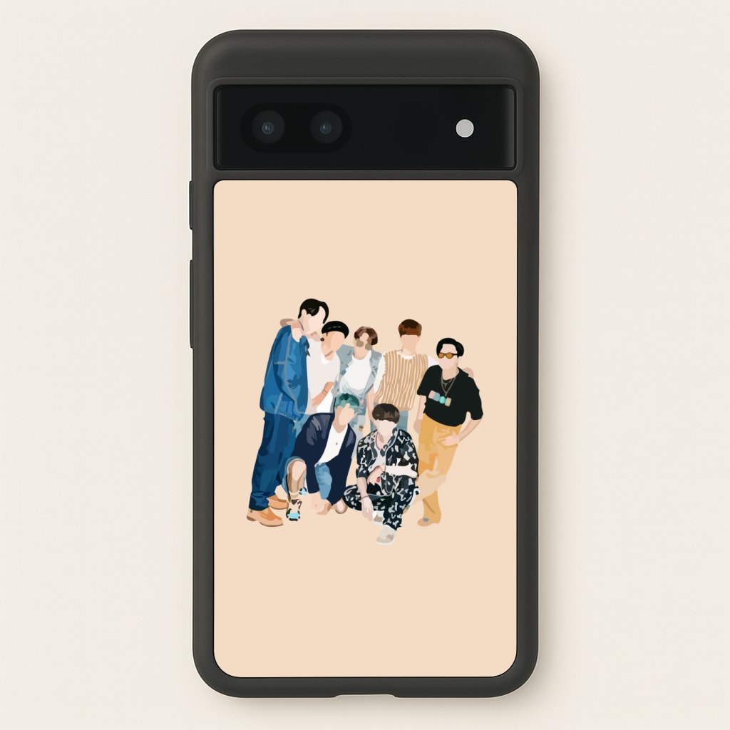 Casual K-Pop Band Band Phone Case