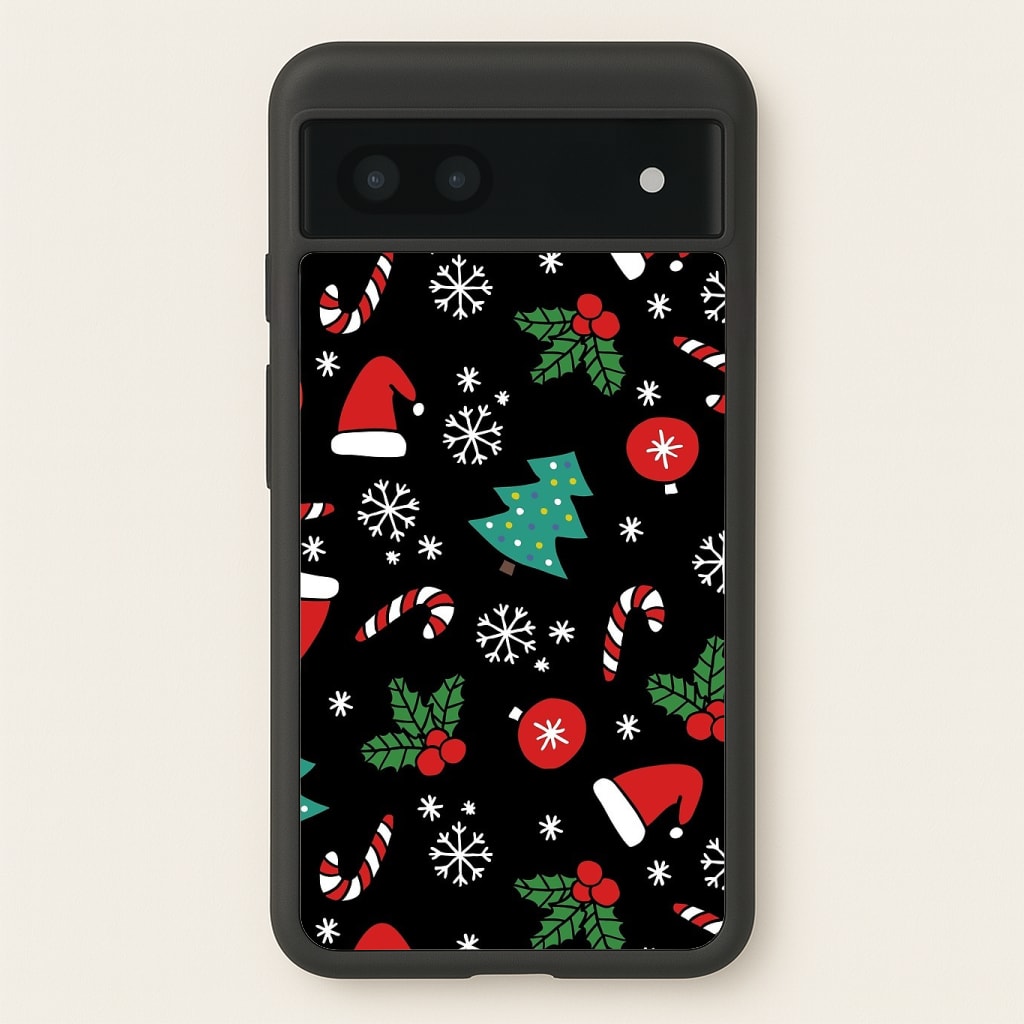 Christmas Objects Pattern Phone Case