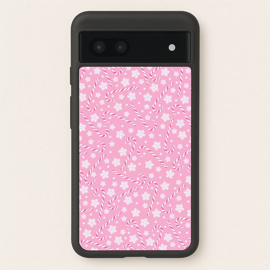 Candy Cane Pattern Phone Case