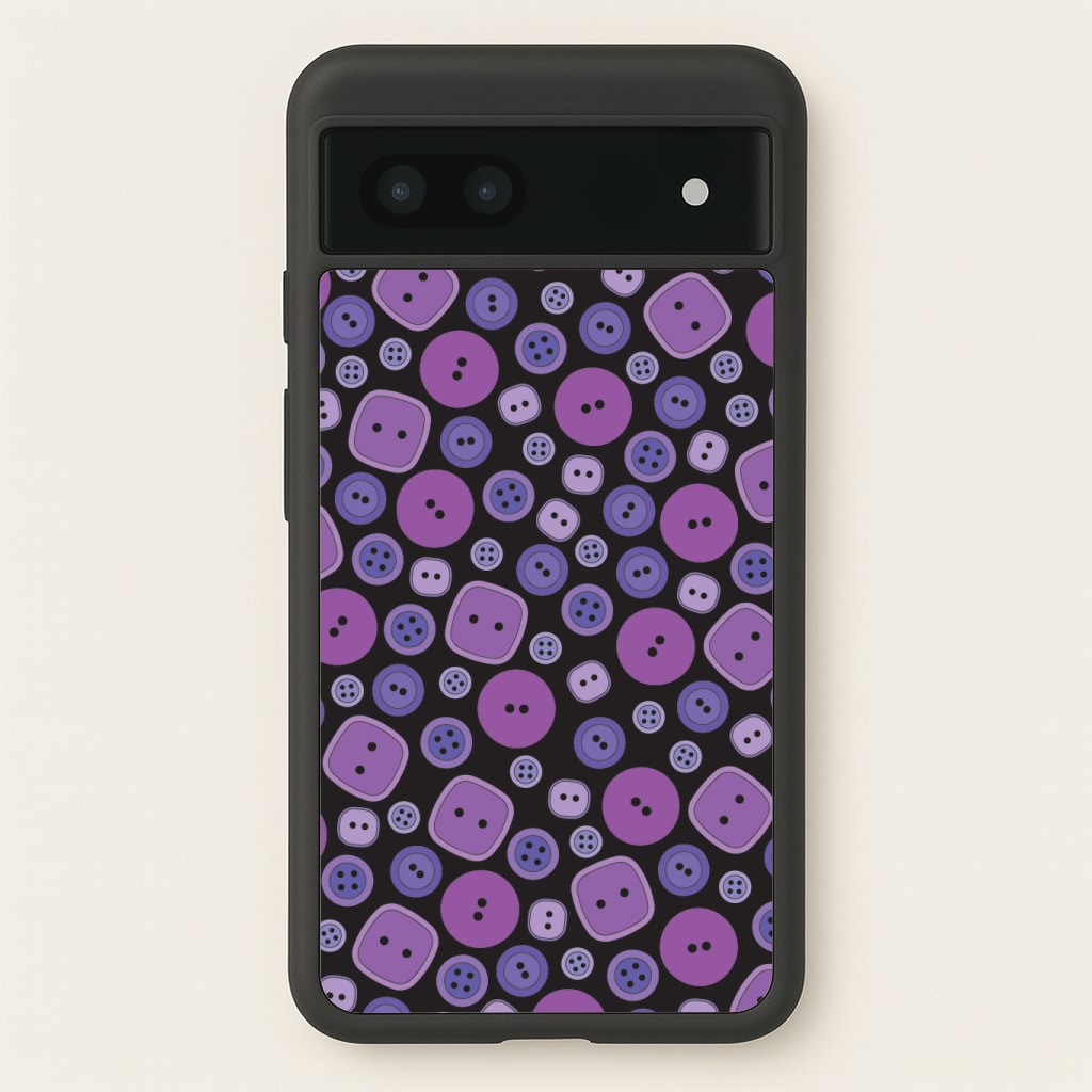 Button Pattern Phone Case