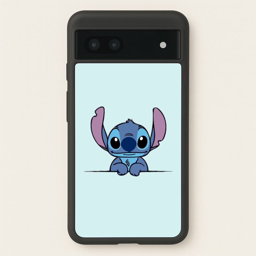 Alien Blue Leaning Phone Case