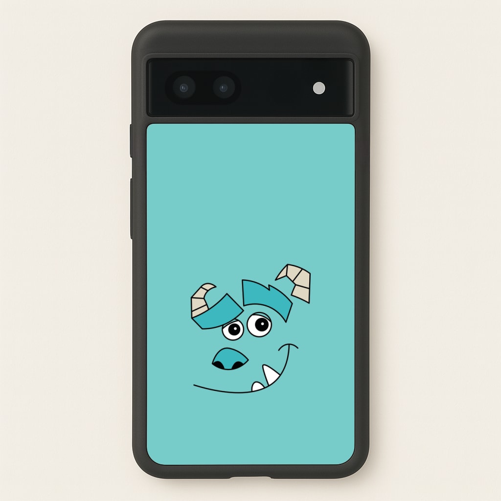 Blue Monster Face Phone Case