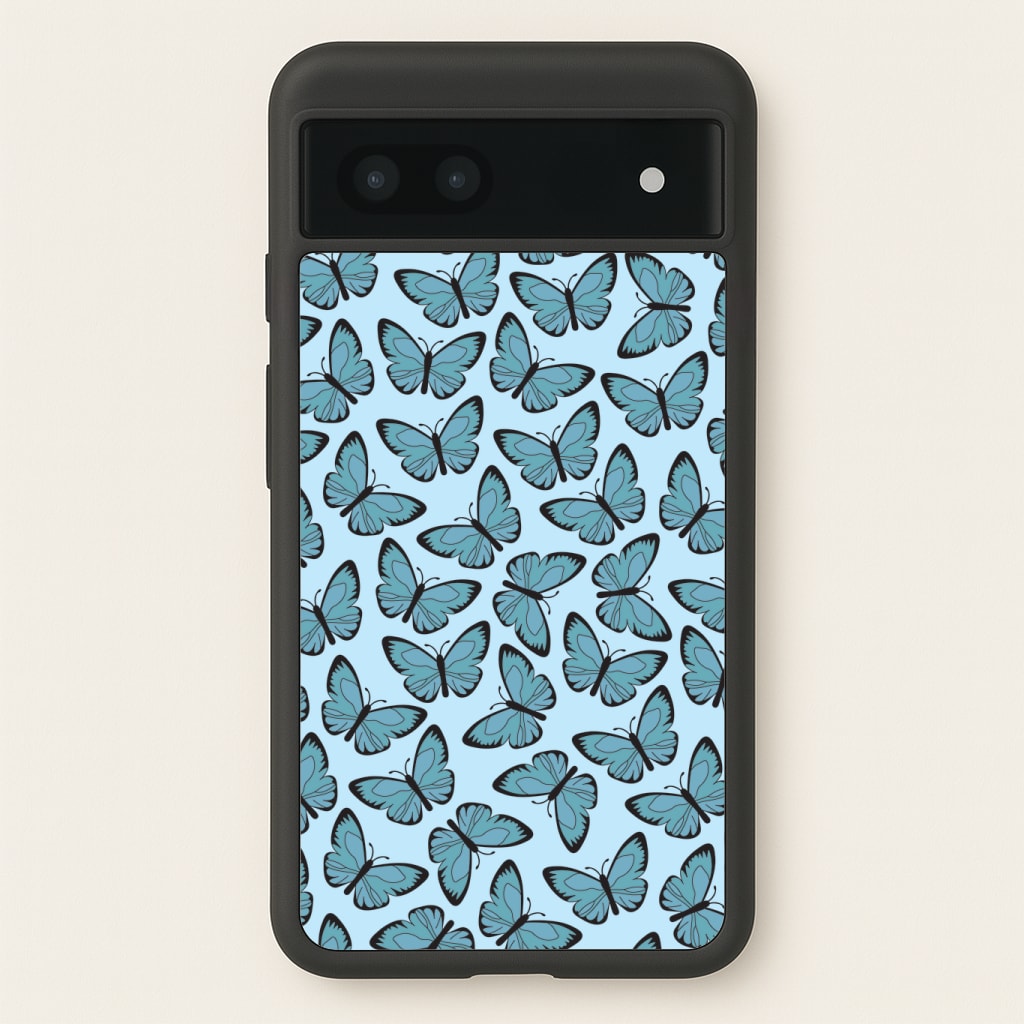 Blue Butterfly - Butterfly Patterns Phone Case
