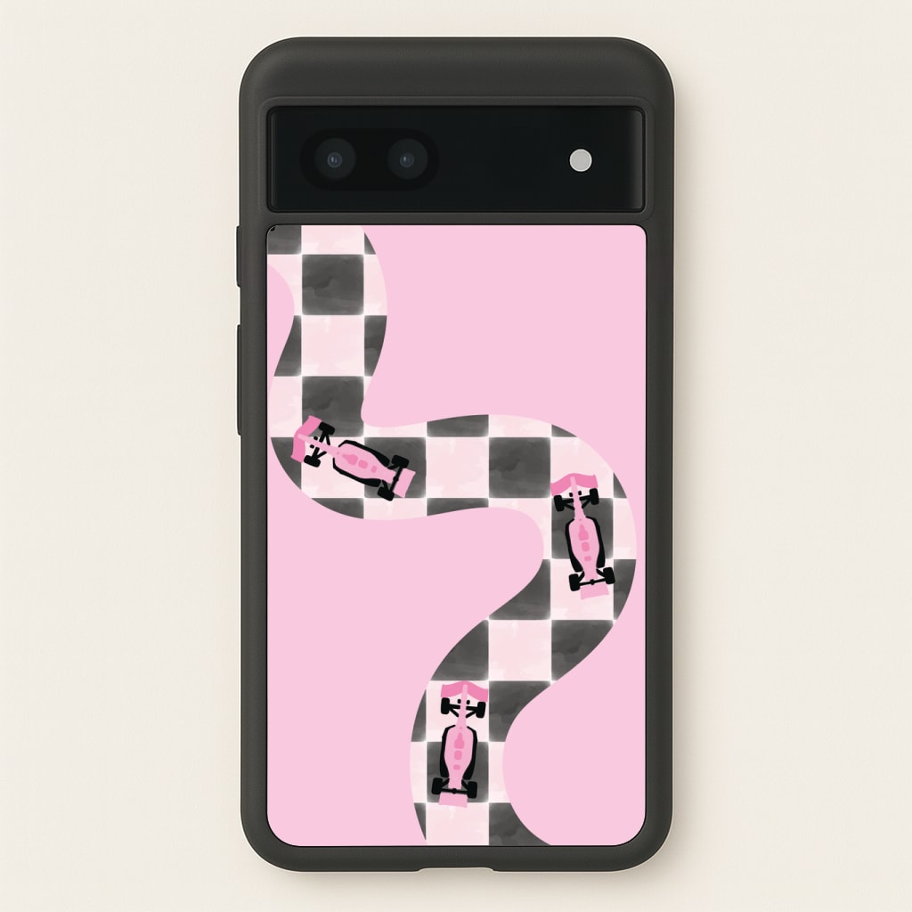 Checkered Track Phone Case