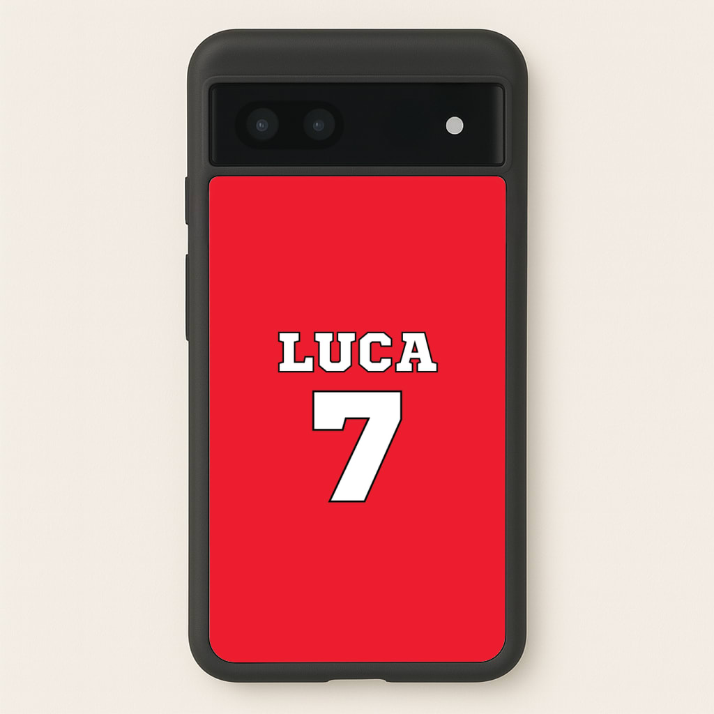 Red - Personalised Football Phone Case