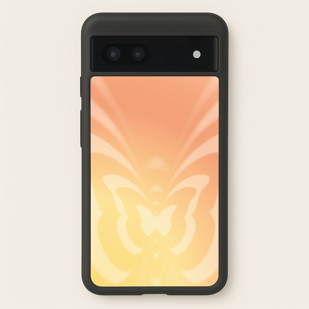 Butterfly Gradient Yellow Phone Case