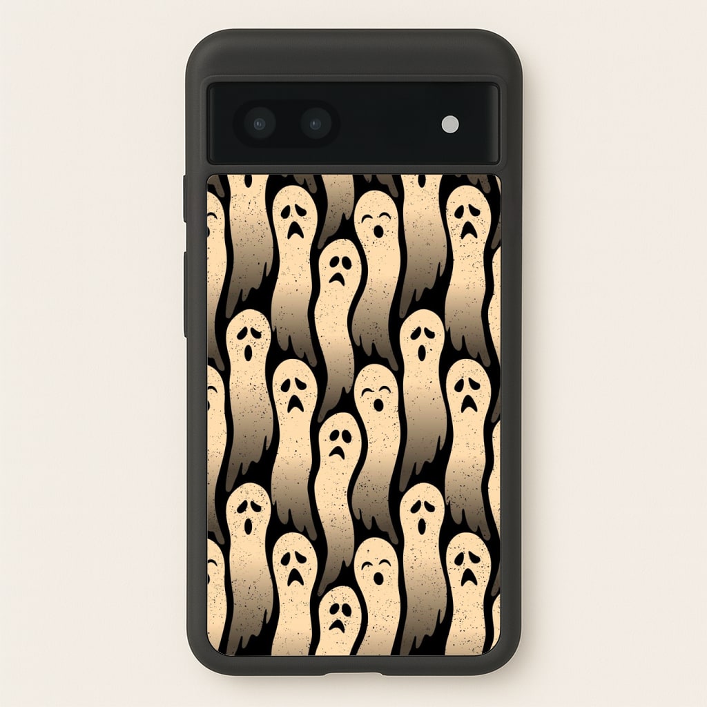 Vintage Wriggly Ghost Pattern Phone Case