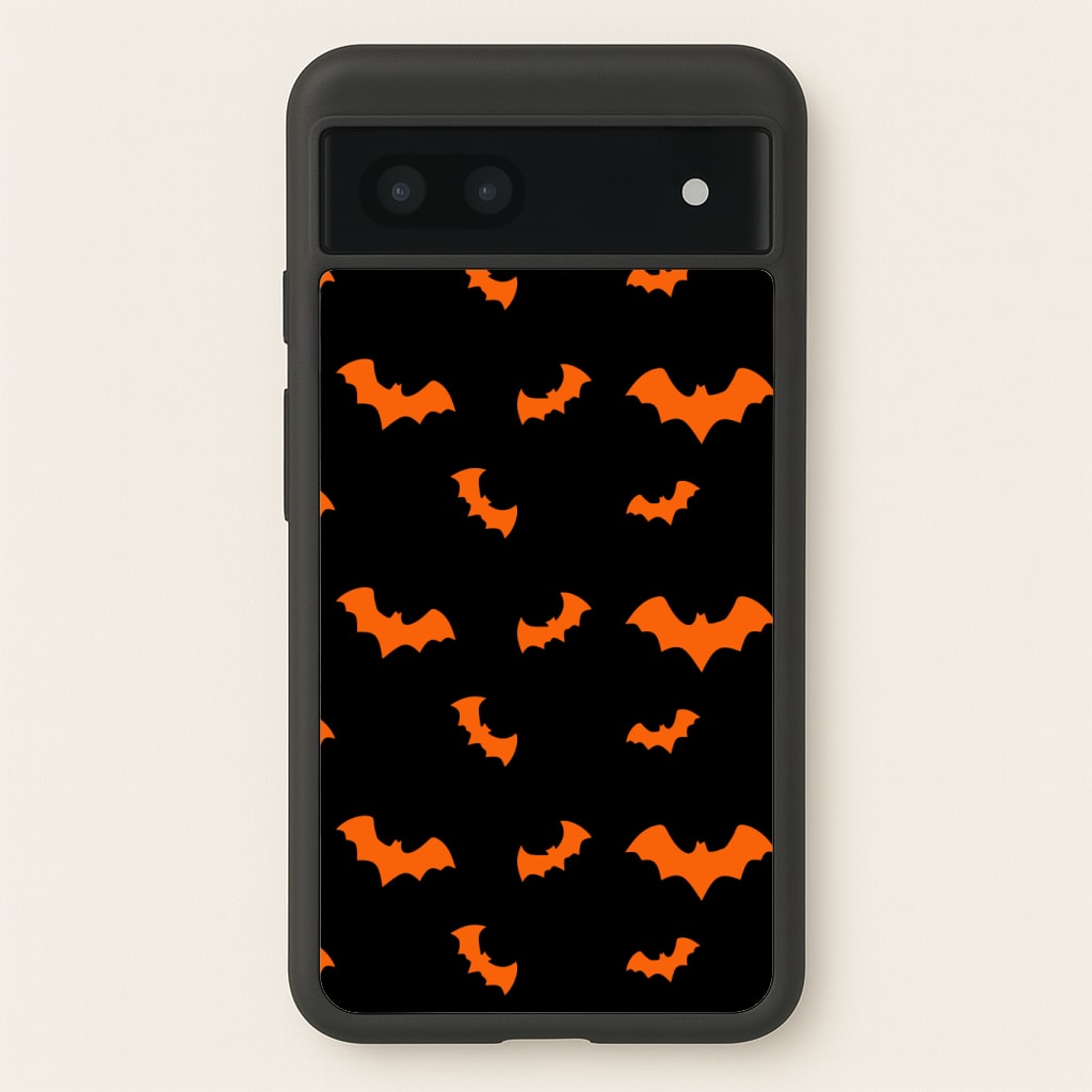 Orange Bat Phone Case