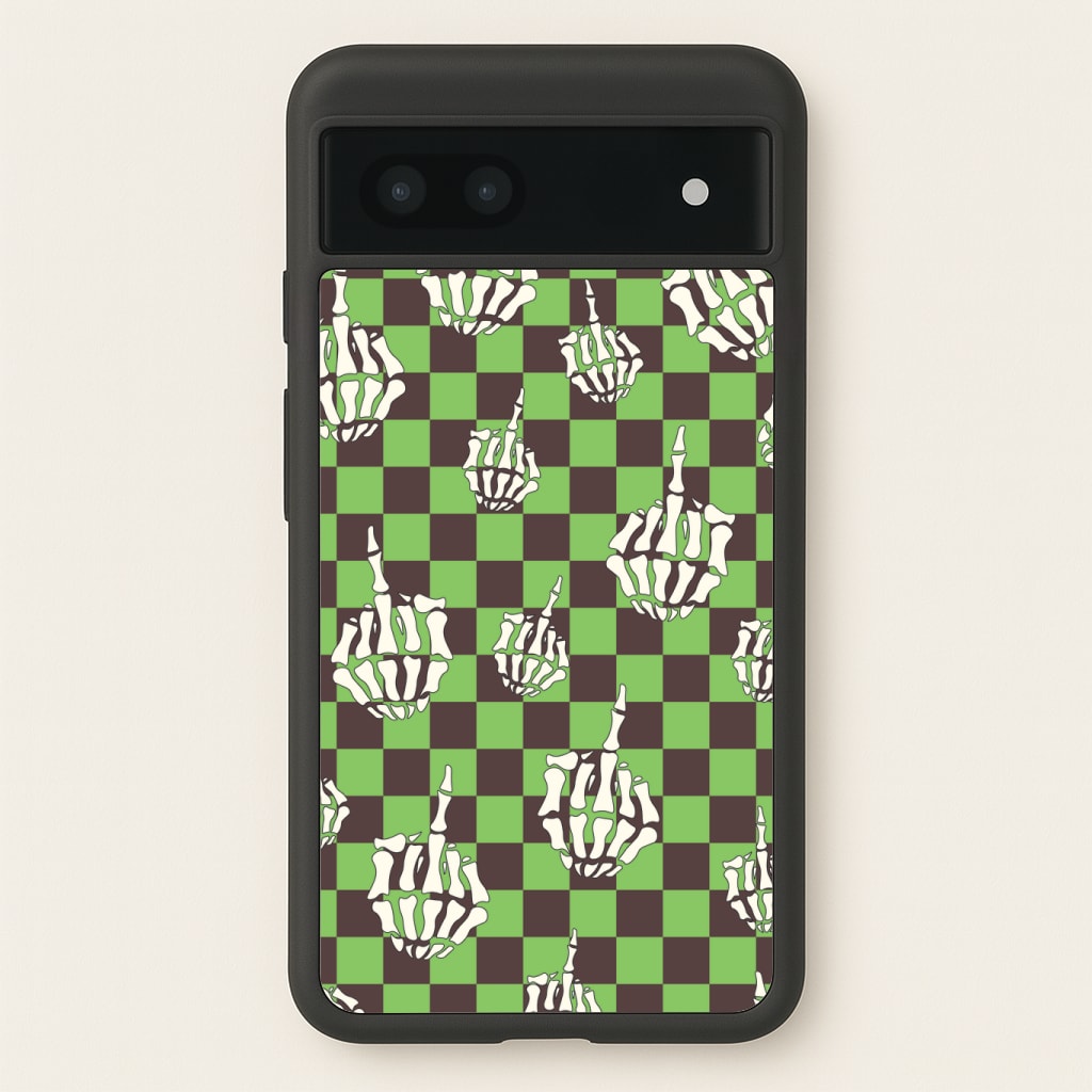 Green Middle Finger Phone Case