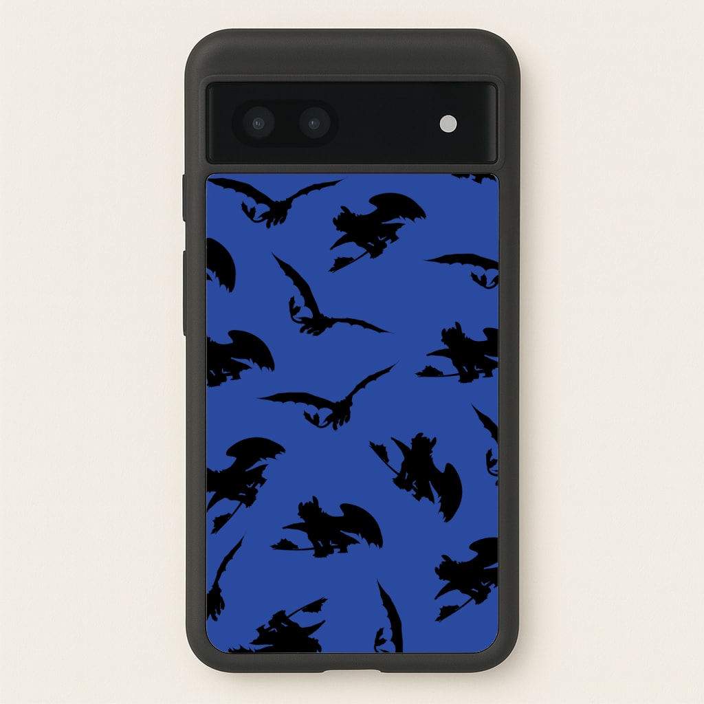 Dragon Silhouettes Pattern Phone Case