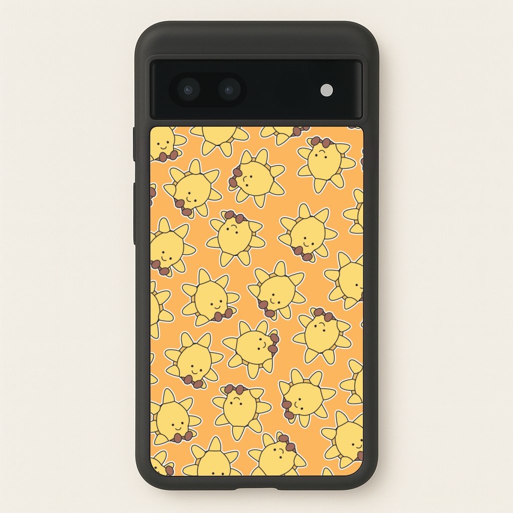 Sun Pattern - Plushy Phone Case