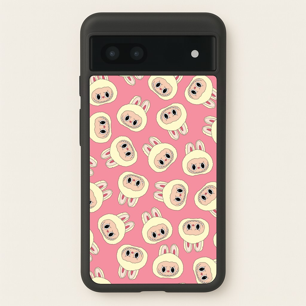 Cute Cream Monster Face Pattern Phone Case