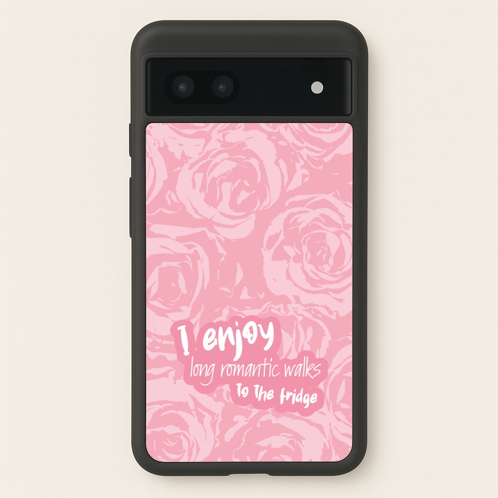 I Enjoy Long Romantic Walks - Funny Quotes Phone Case