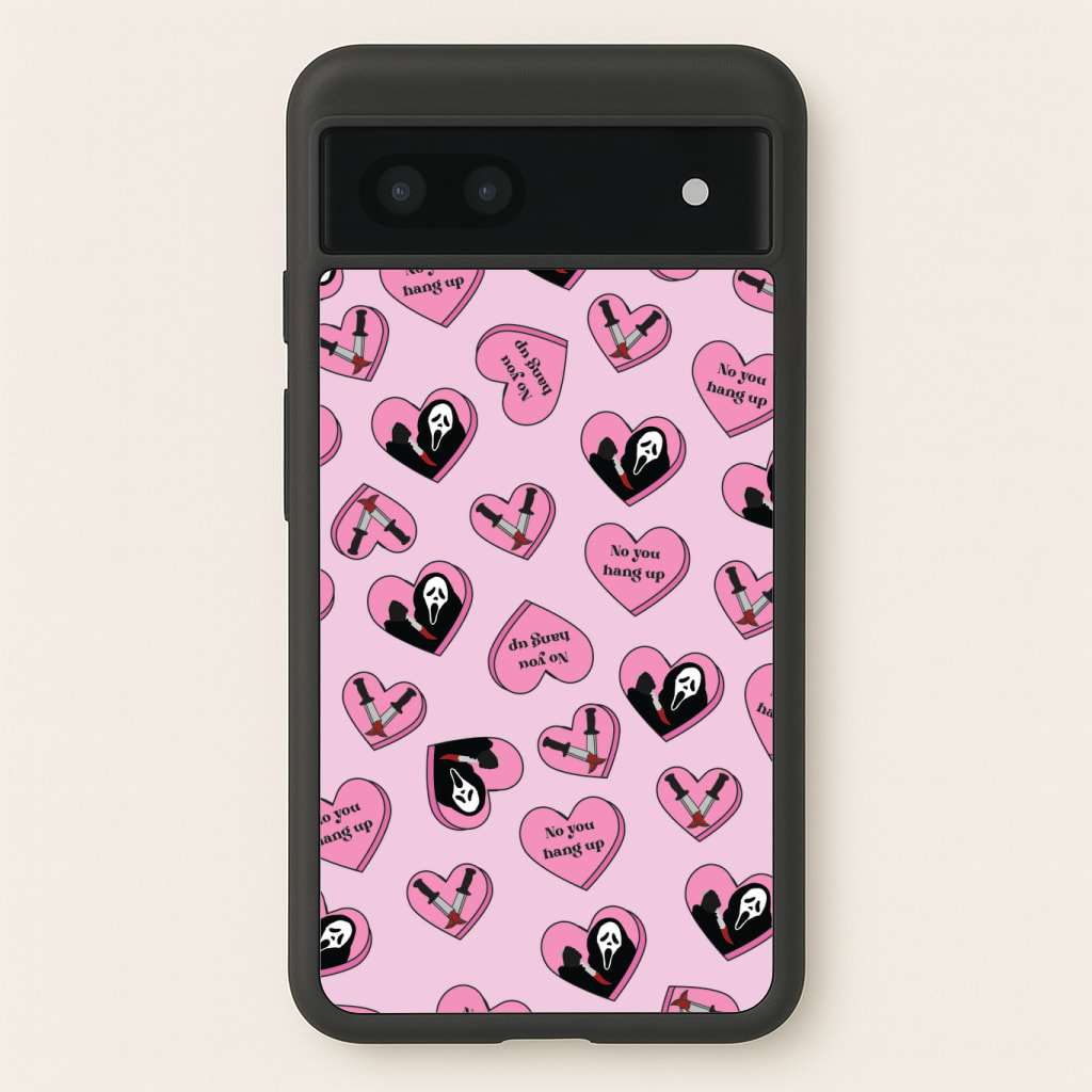 No You Hang Up Love Hearts Phone Case