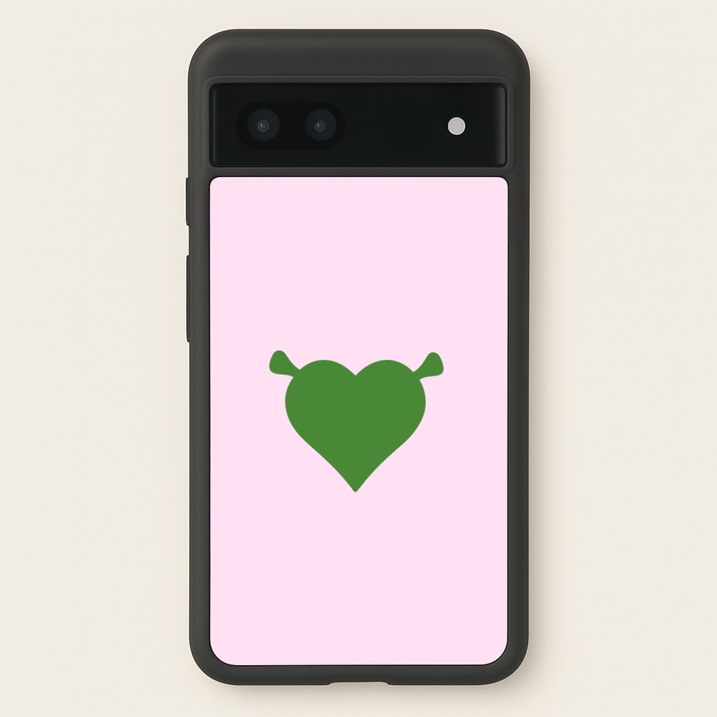 Green Ogre Heart Phone Case