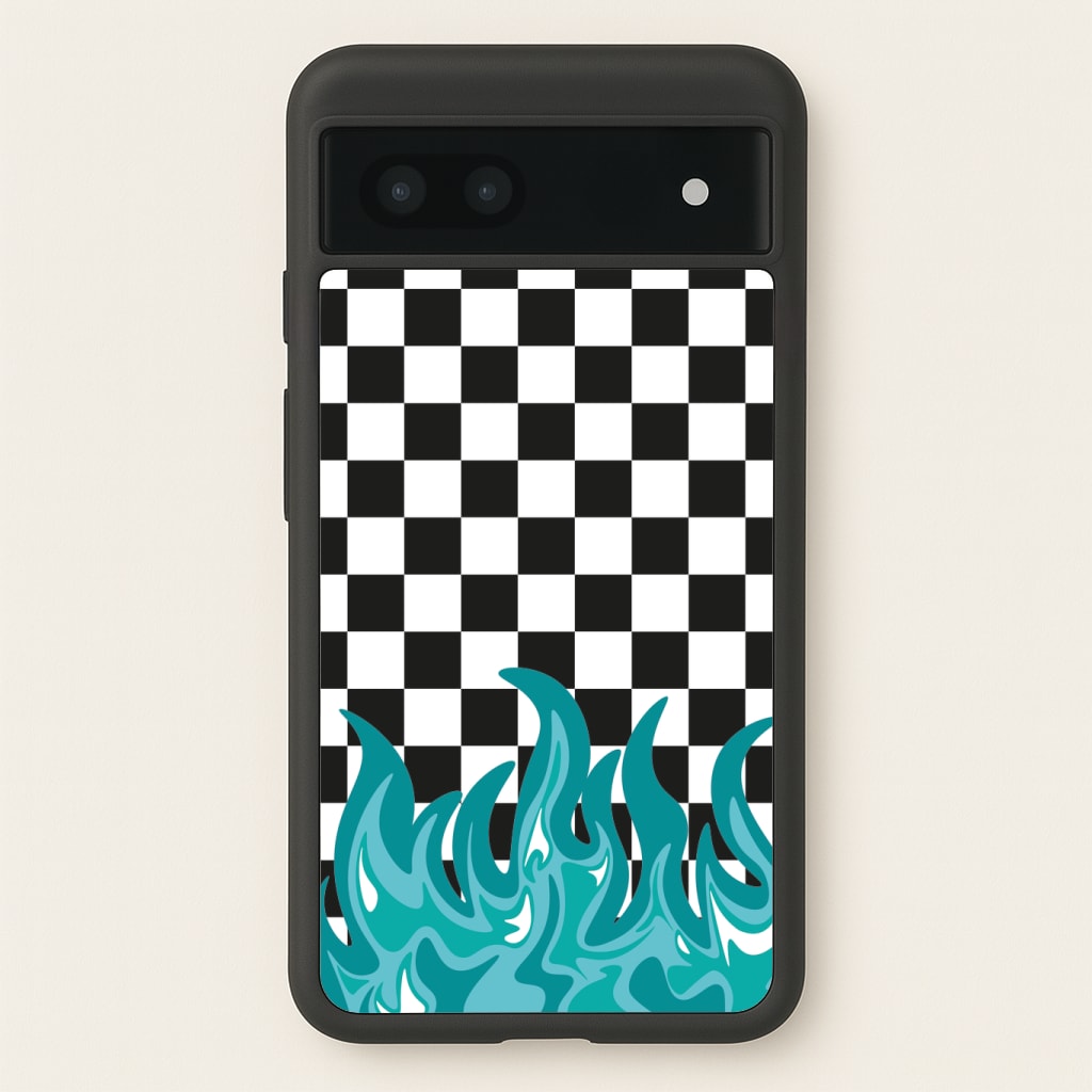 Blue Flame - Skate Aesthetic Phone Case