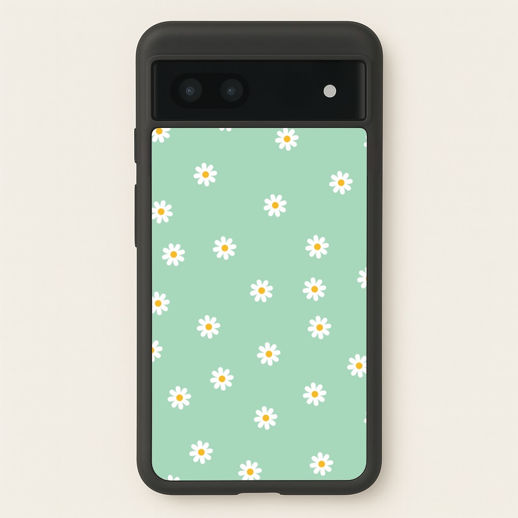 Teal Daisies Phone Case