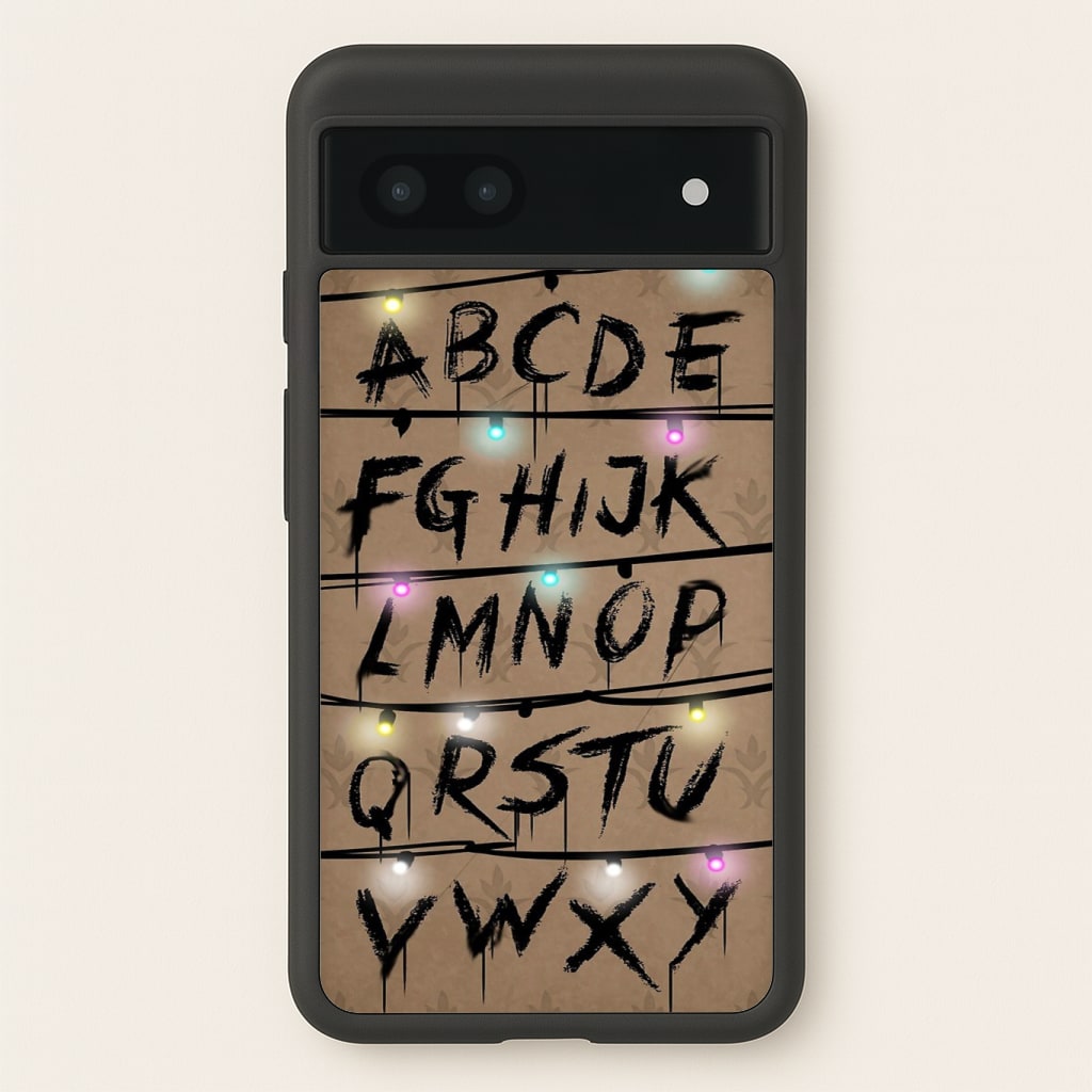Stranger Alphabet Wall Phone Case