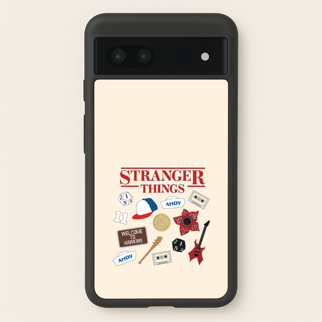 Stranger Things Cartoon Icons Phone Case