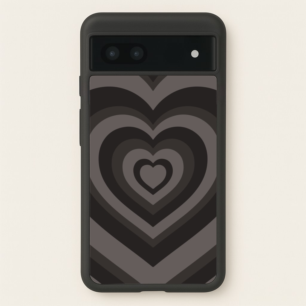 Abstract Black Heart Phone Case
