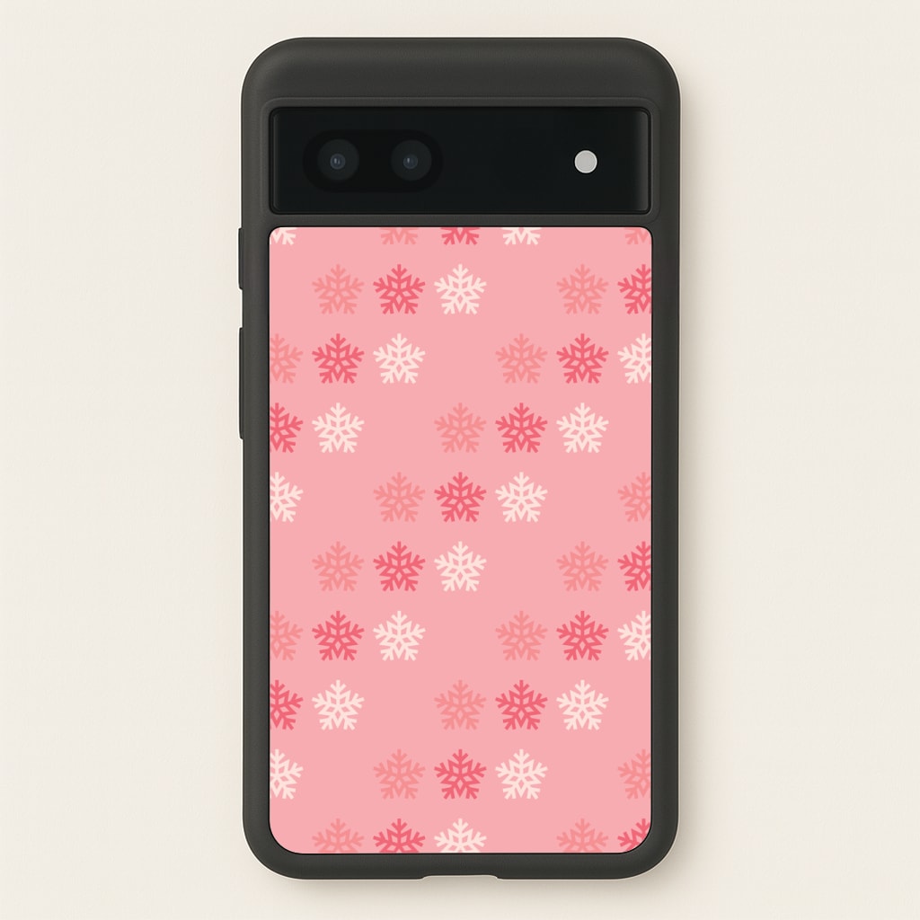 Red Slowflakes Christmas Pattern Phone Case