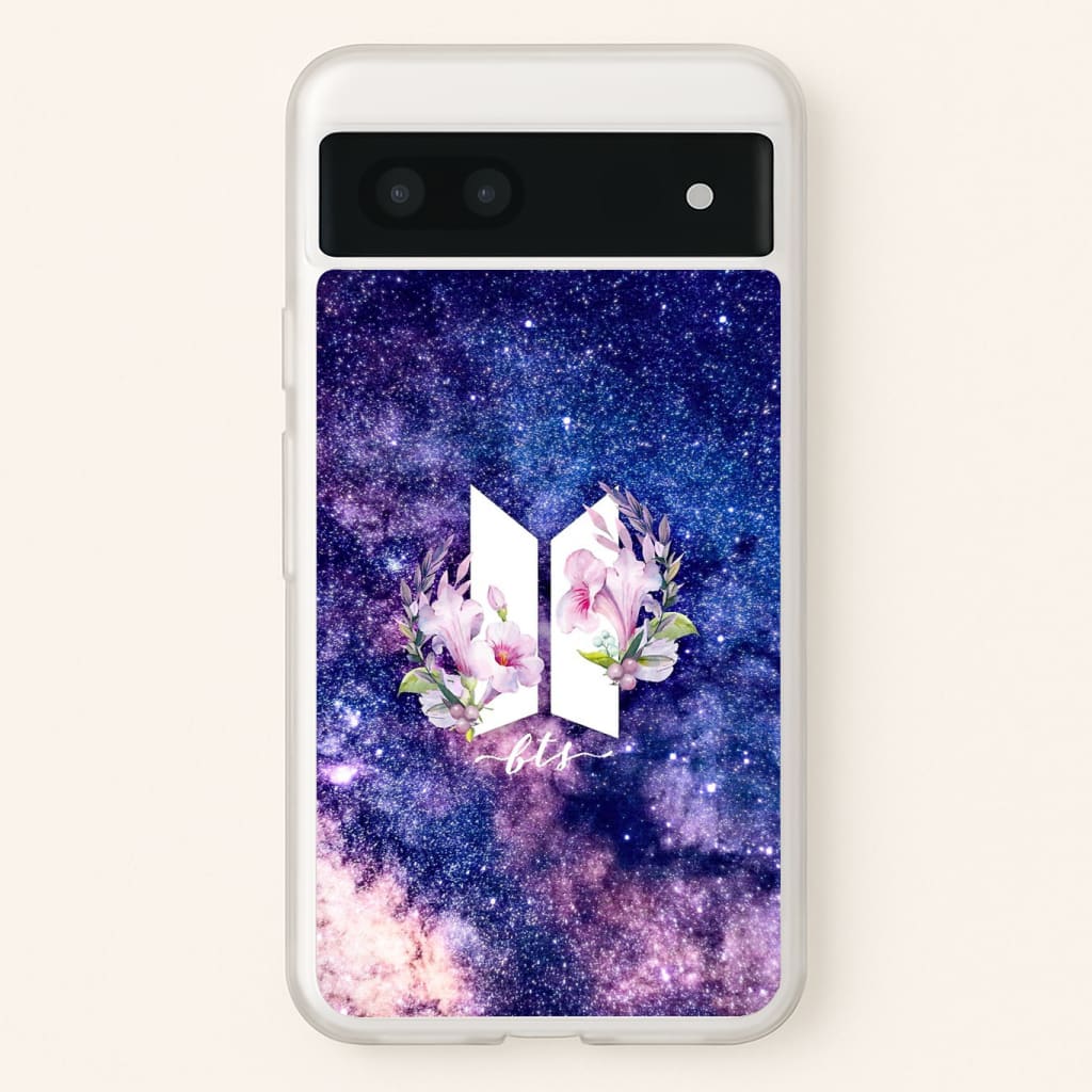 Galaxy Floral K-Pop Band Logo Phone Case