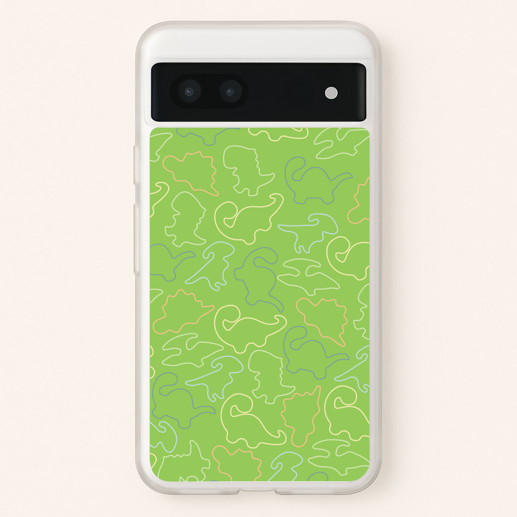 Outline Pattern - Dinosaurs Phone Case