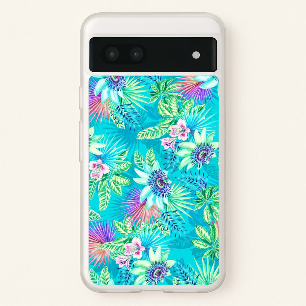 Blue Floral Pattern Phone Case