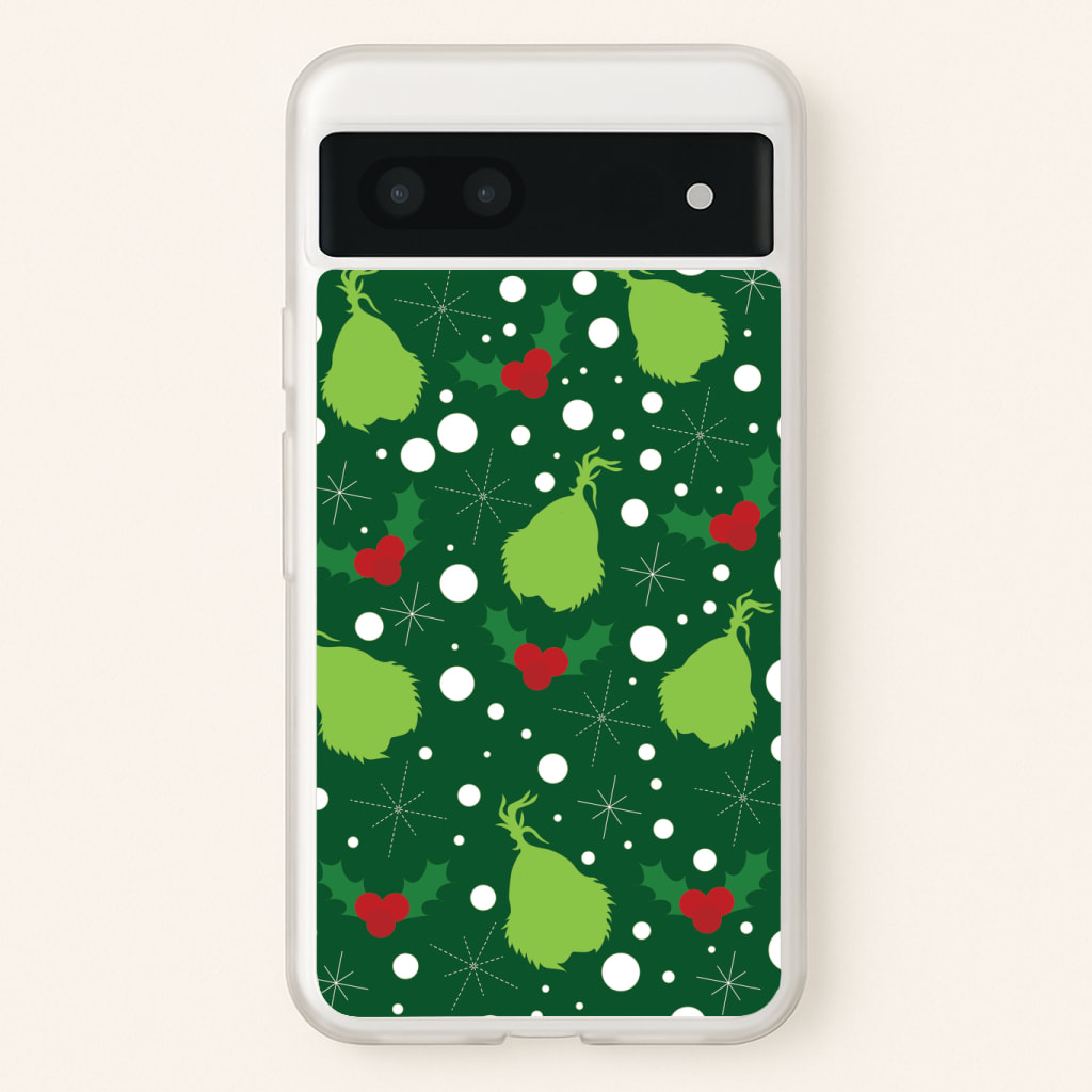 Green Creature Christmas Pattern Phone Case