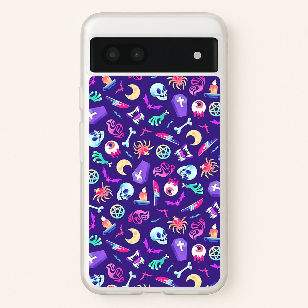 Horroriffic Halloween Pattern Phone Case