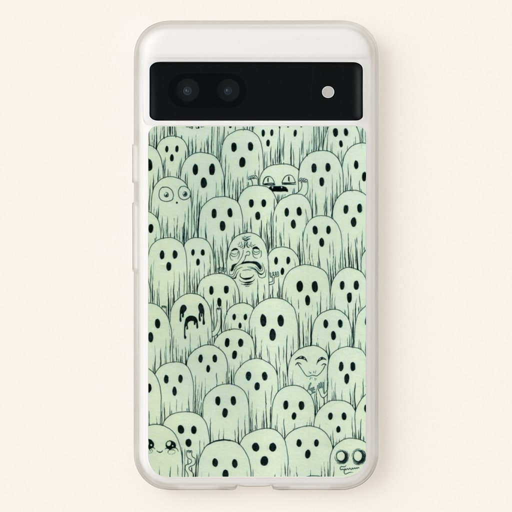 Droopy Ghost Pattern Phone Case