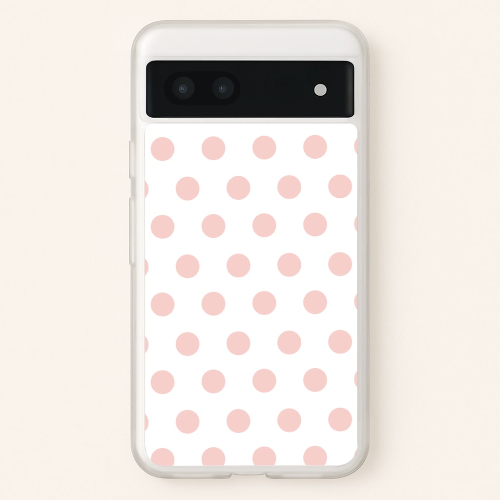 Pink Polka Dot Personalised Phone Case