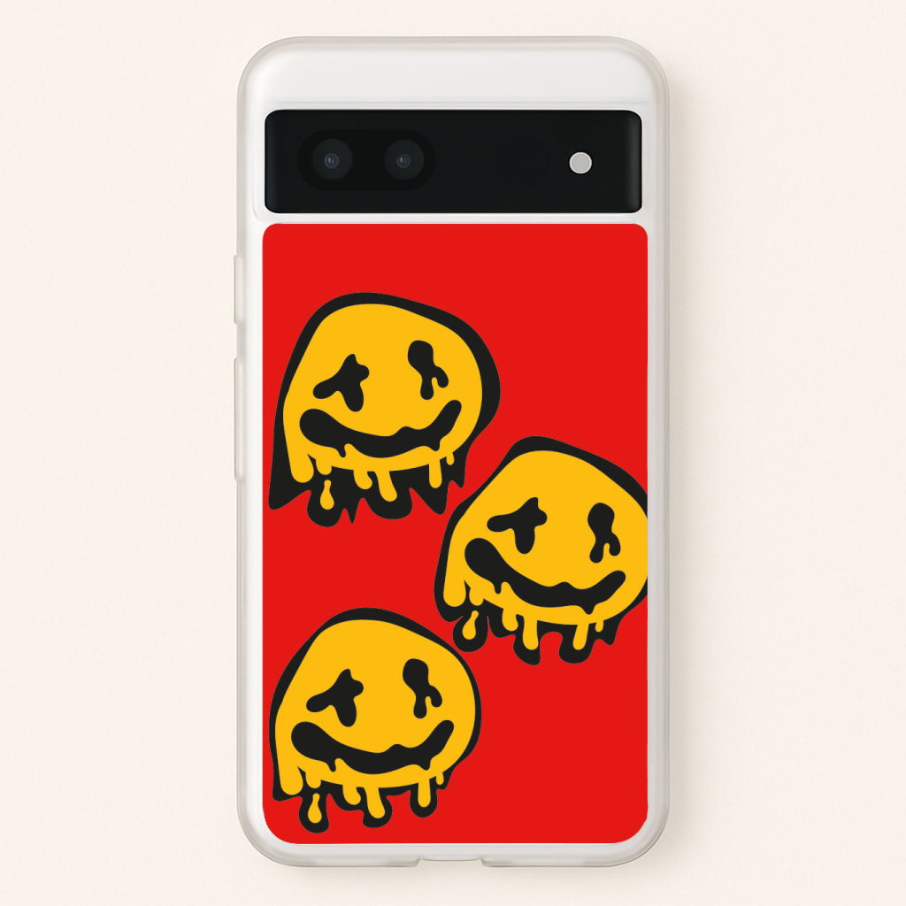 Dripping Smiley - Skate Aesthetic Phone Case